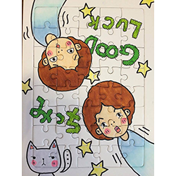 จิ๊กซอว์ สีขาวล้วน DIY วาด เขียน ออกแบบเองได้ ให้เป็นของขวัญได้