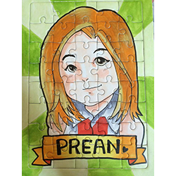จิ๊กซอว์ สีขาวล้วน DIY วาด เขียน ออกแบบเองได้ ให้เป็นของขวัญได้