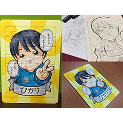 จิ๊กซอว์ สีขาวล้วน DIY วาด เขียน ออกแบบเองได้ ให้เป็นของขวัญได้