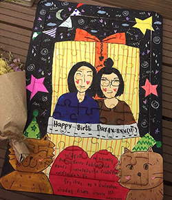 จิ๊กซอว์ สีขาวล้วน DIY วาด เขียน ออกแบบเองได้ ให้เป็นของขวัญได้