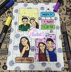 จิ๊กซอว์ สีขาวล้วน DIY วาด เขียน ออกแบบเองได้ ให้เป็นของขวัญได้