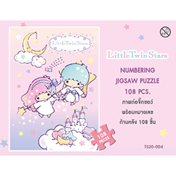 จิ๊กซอว์ 108ชิ้น Little Twin Star ลิตเติล ทวิน สตาร์ กีกี ลาล่า